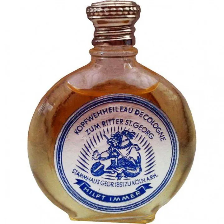 Zum Ritter St. Georg Kopfwehheil Eau de Cologne parfüm şişesi