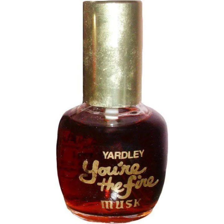 Yardley You're the Fire Musk perfume bottle
