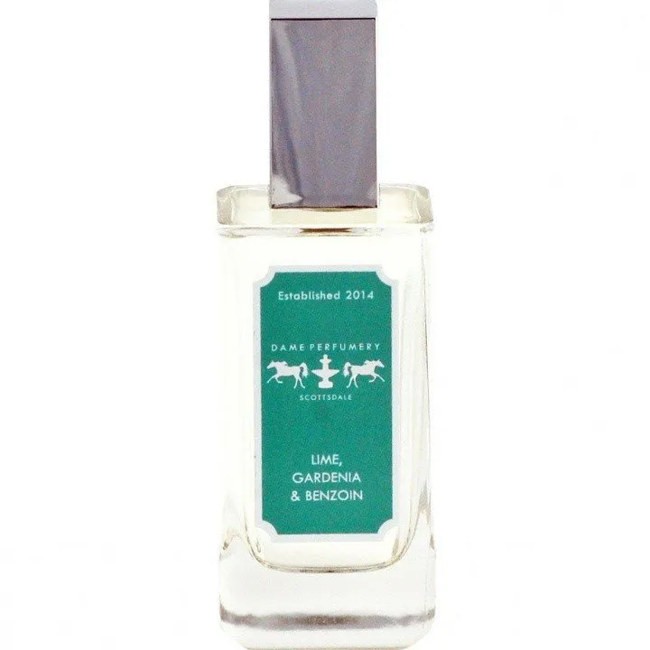 Dame Perfumery Scottsdale Lime, Gardenia & Benzoin parfüm şişesi
