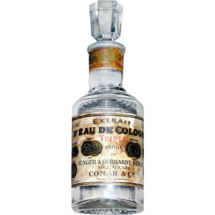 Jünger & Gebhardt Extrait d'Eau de Cologne Triple perfume bottle