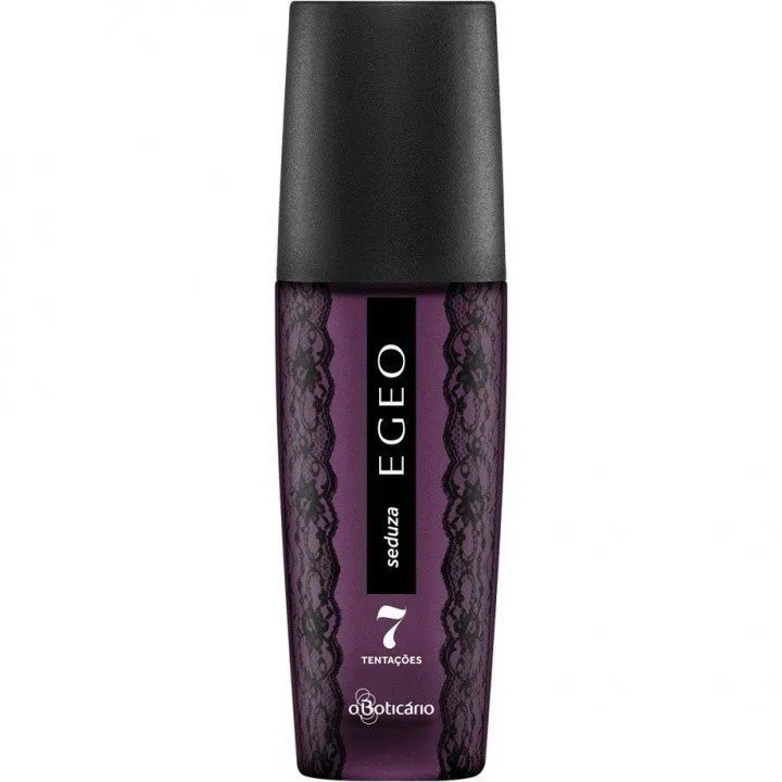 O Boticário 7 Tentações - Egeo Seduza perfume bottle