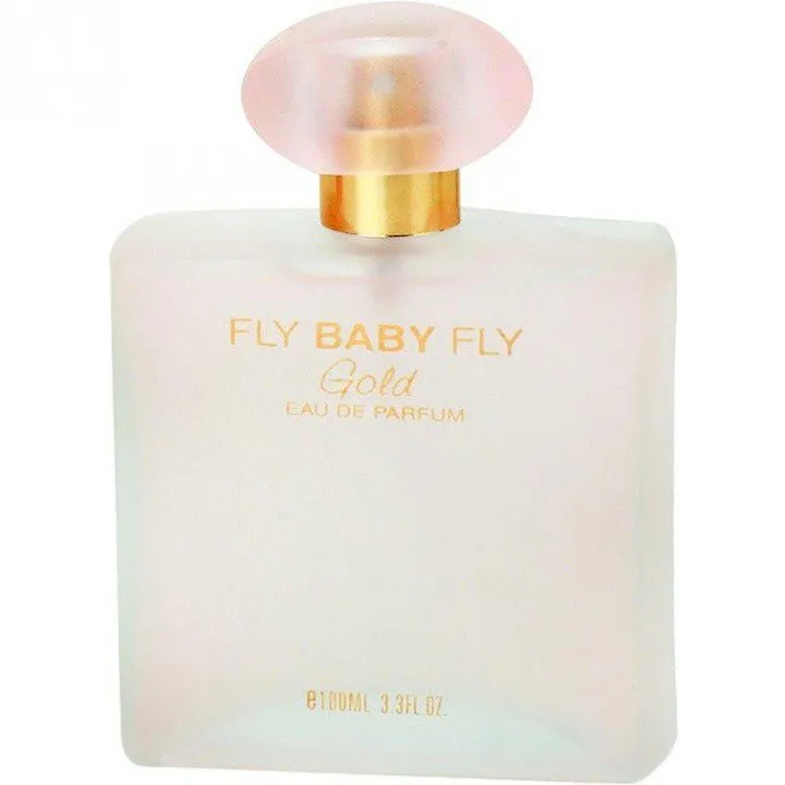 Real Time Fly Baby Fly Gold perfume bottle