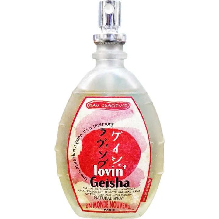Un Monde Nouveau… Lovin' Geisha perfume bottle