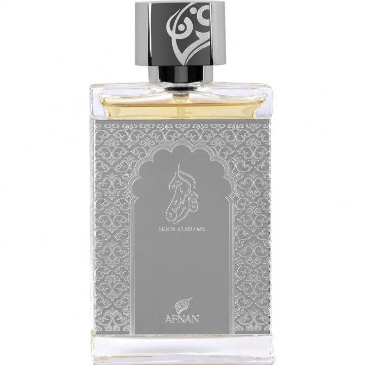 Afnan Perfumes Noor Al Shams Silver parfüm şişesi