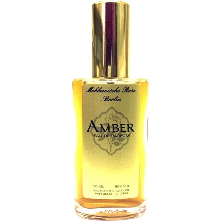 Mekkanische Rose Amber perfume bottle