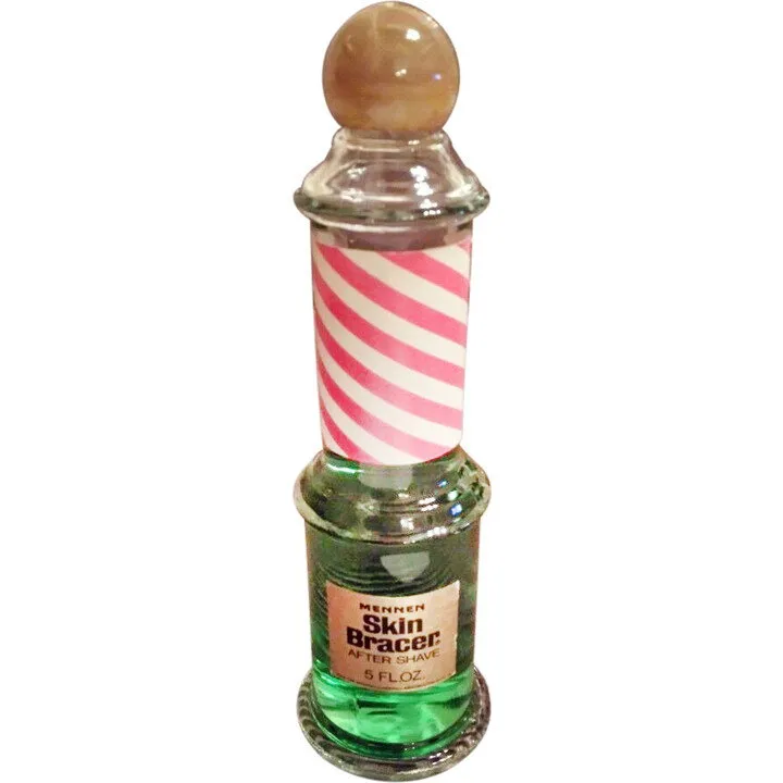 Mennen Skin Bracer Barber Pole perfume bottle