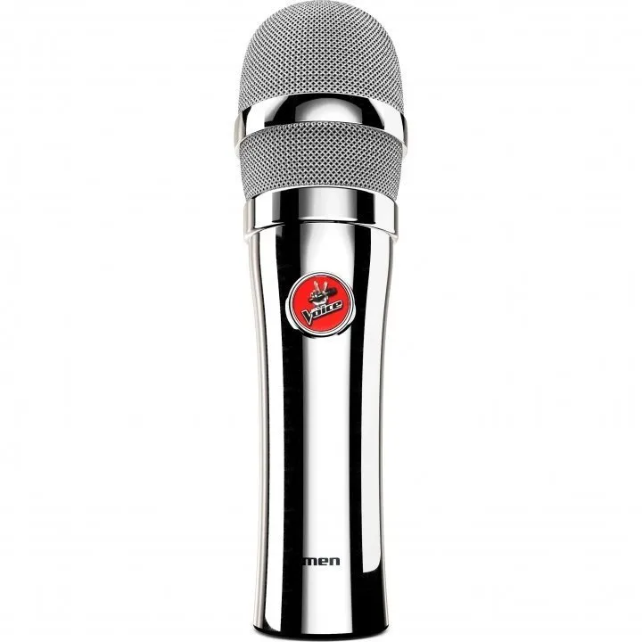 The Voice Men Silver perfume bottle