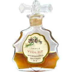 Wm. H. Brown & Bro. Co. Triple Violet perfume bottle