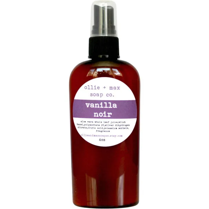 Ollie + Max Soap Co. Vanilla Noir parfüm şişesi