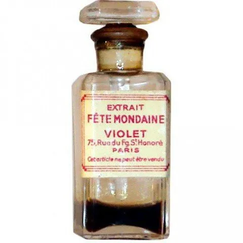 Violet Fête Mondaine perfume bottle