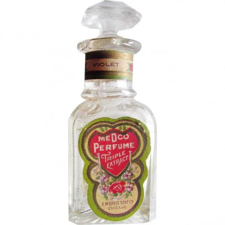 Davis Soap Co. Medco Perfume Triple Extract - Violet perfume bottle