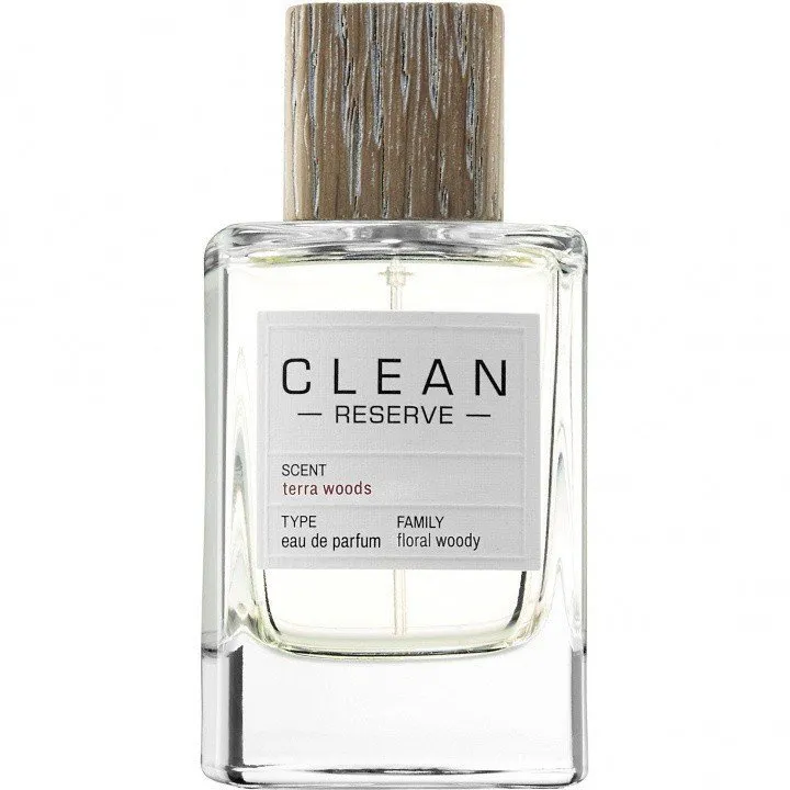 Clean Terra Woods perfume bottle