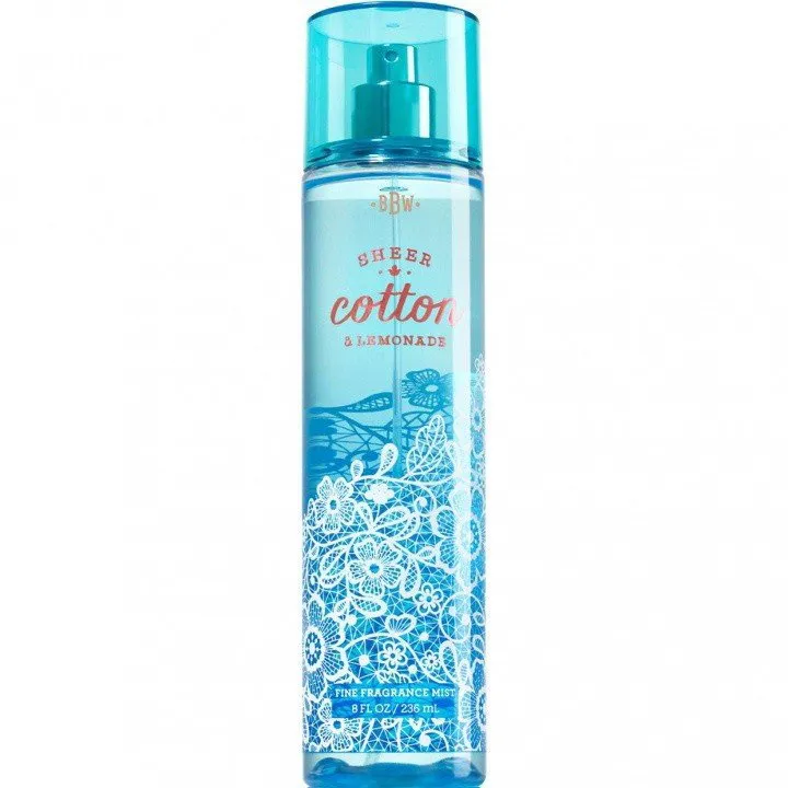 Bath & Body Works Sheer Cotton & Lemonade parfüm şişesi