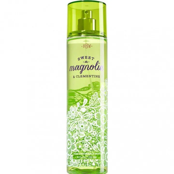 Bath & Body Works Sweet Magnolia & Clementine perfume bottle