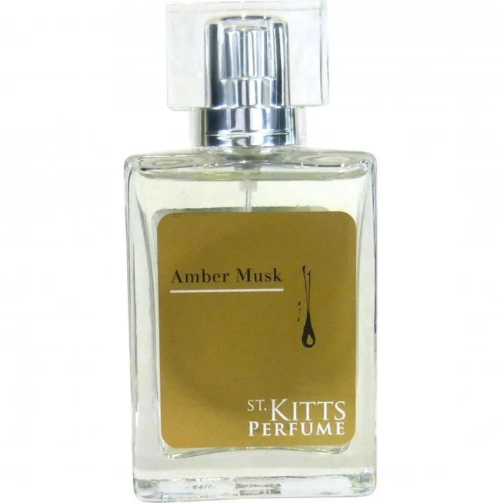 St. Kitts Herbery Amber Musk parfüm şişesi