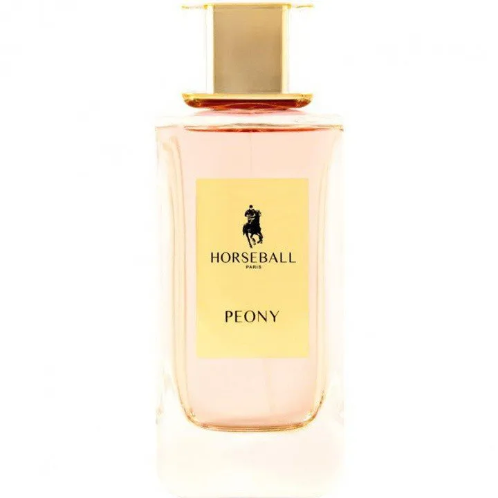 Horseball Peony perfume bottle