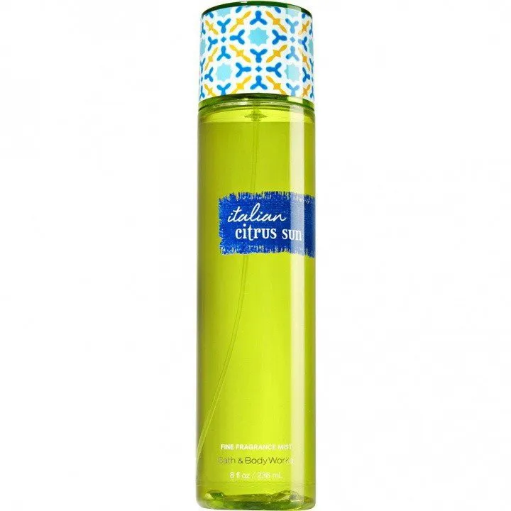 Bath & Body Works Italian Citrus Sun perfume bottle
