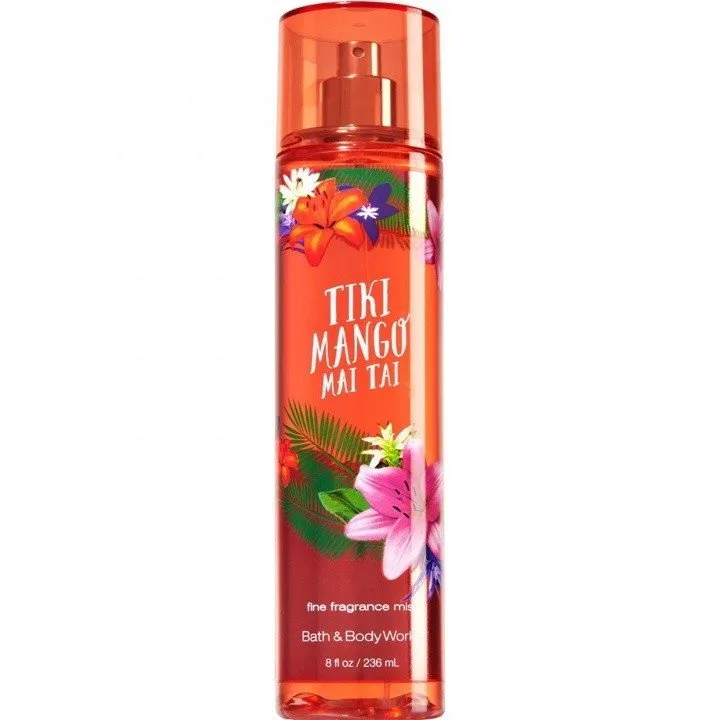 Bath & Body Works Tiki Mango Mai Tai perfume bottle