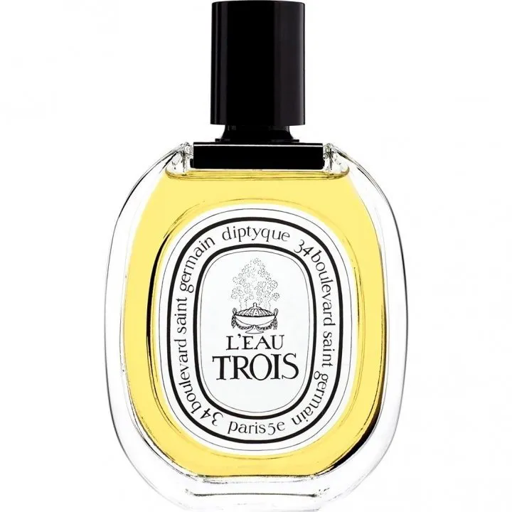 Diptyque L'Eau Trois parfüm şişesi