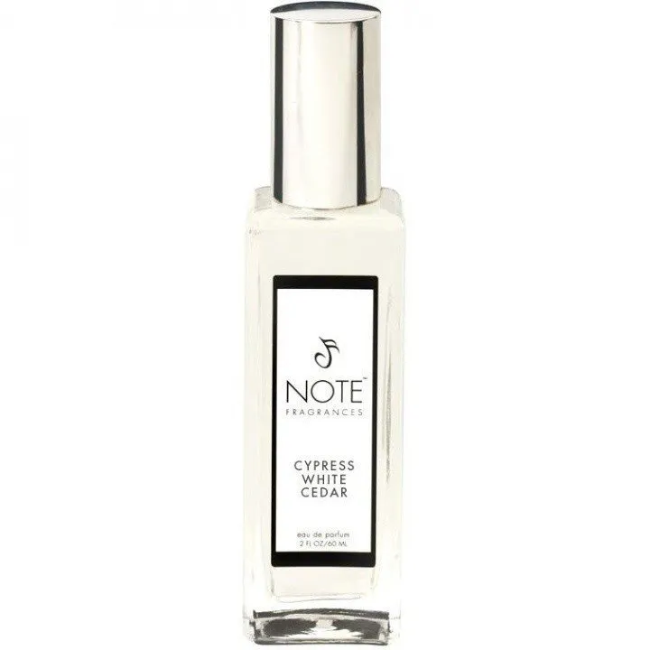 Noteology Cypress White Cedar perfume bottle
