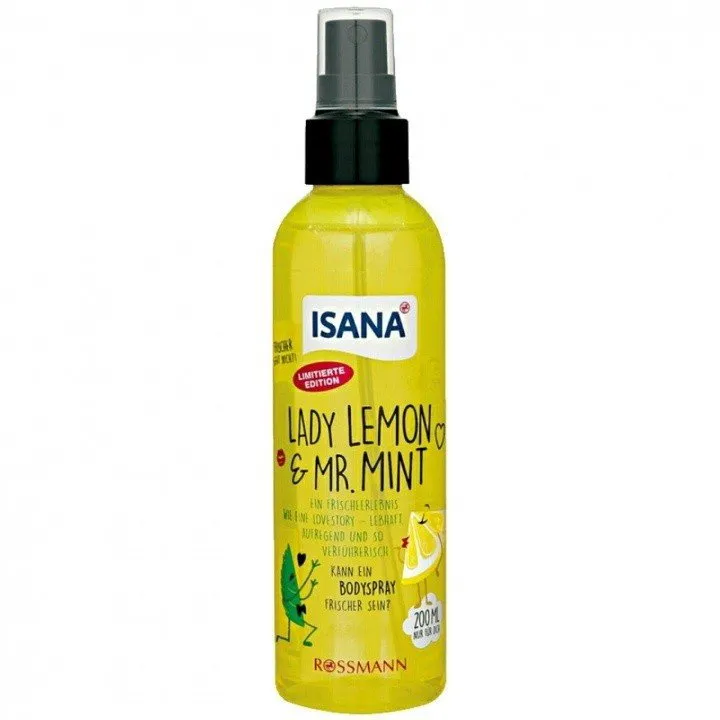 Isana Lady Lemon & Mr. Mint perfume bottle