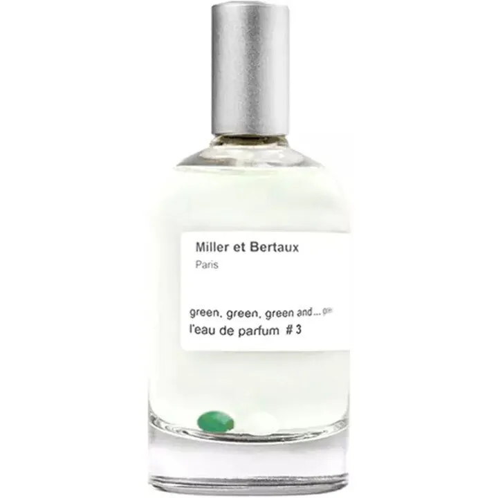 Miller et Bertaux l'eau de parfum #3 green, green, green and... green parfüm şişesi