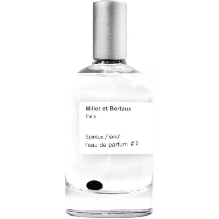 Miller et Bertaux l'eau de parfum #2 Spiritus / land parfüm şişesi