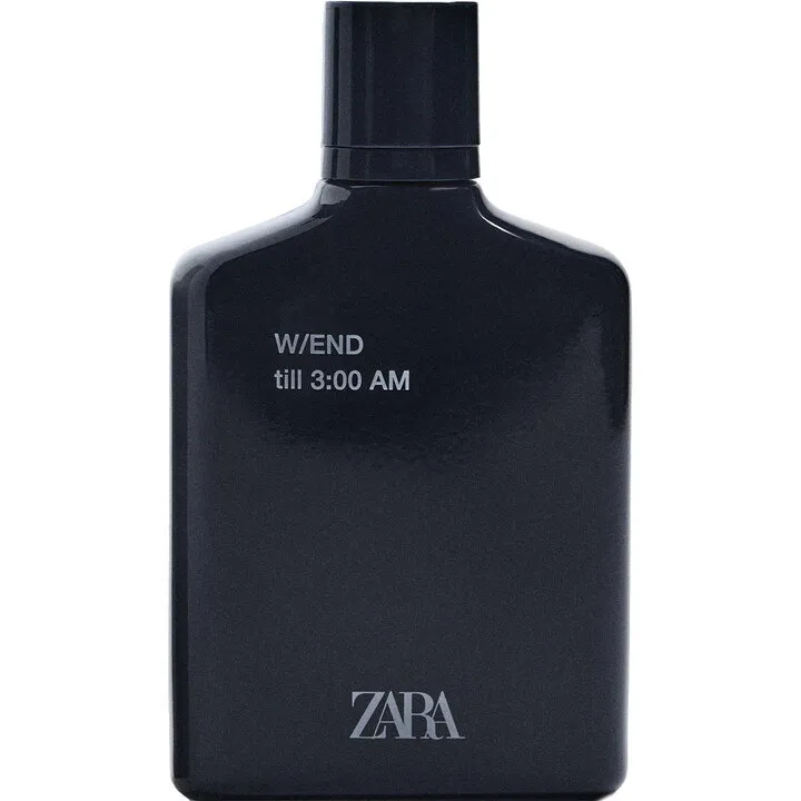 Zara W/End till 3:00 AM perfume bottle