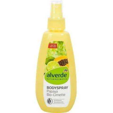 Alverde Papaya Bio-Limette parfüm şişesi