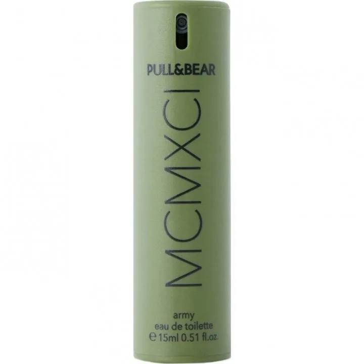 Pull & Bear MCMXCI Army parfüm şişesi