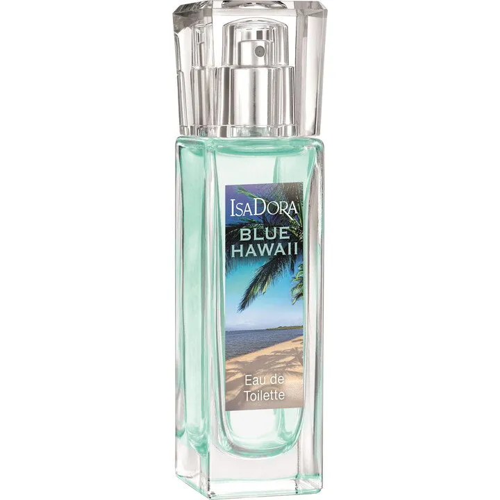 IsaDora Cosmetics Blue Hawaii perfume bottle
