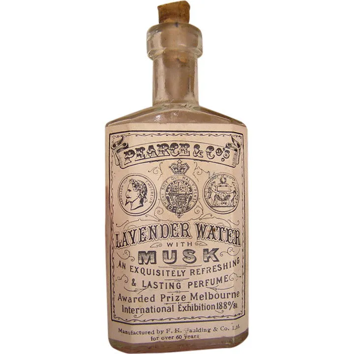 Faulding Lavender Water with Musk / Lavender & Musk parfüm şişesi