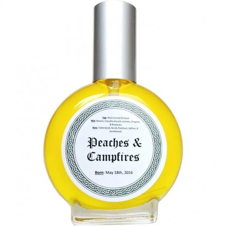 Gallagher Fragrances Peaches & Campfires perfume bottle