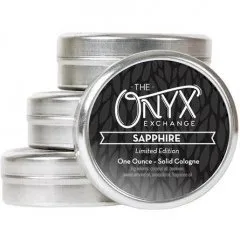 The Onyx Exchange Sapphire perfume bottle