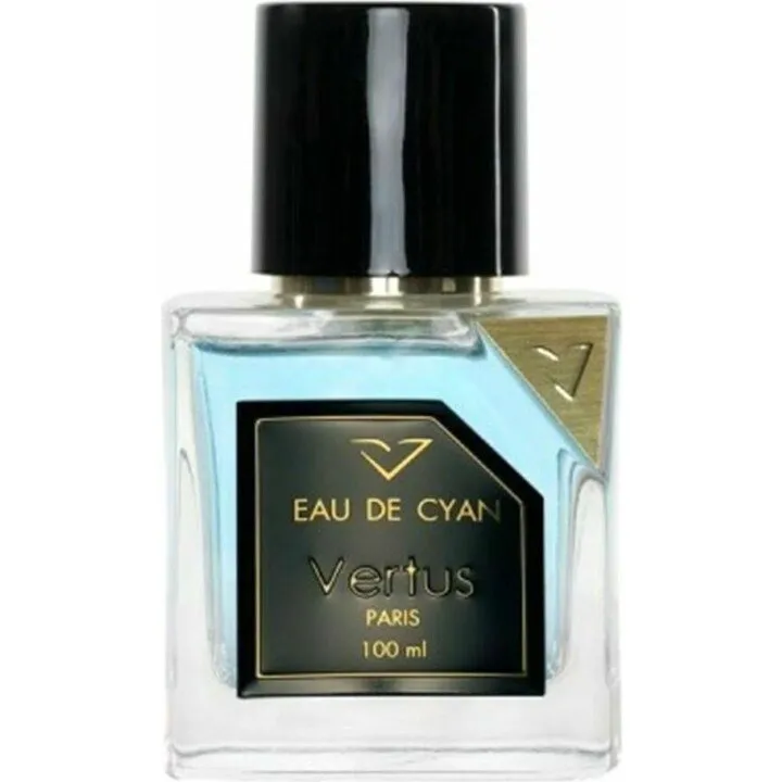 Vertus Eau de Cyan parfüm şişesi