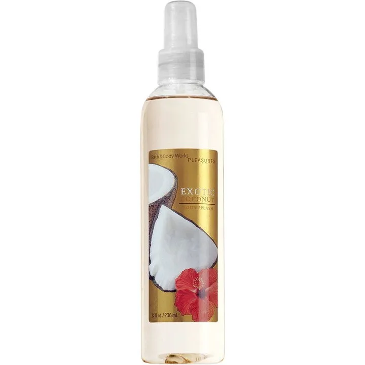 Bath & Body Works Exotic Coconut (Body Splash) perfume bottle
