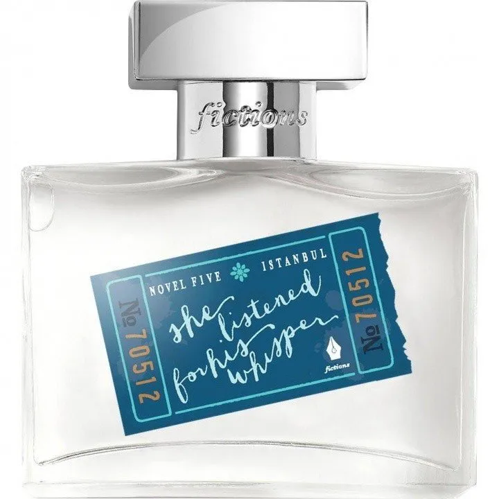 Fictions Novel Five: Istanbul. She Listened For His Whisper perfume bottle