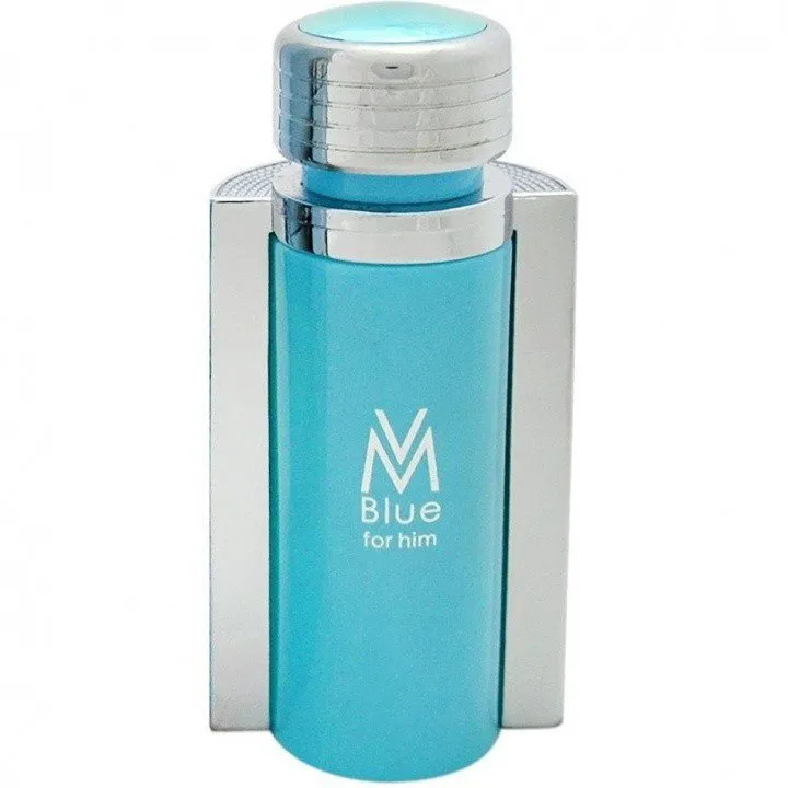 Victor Manuelle VM Blue for Him perfume bottle