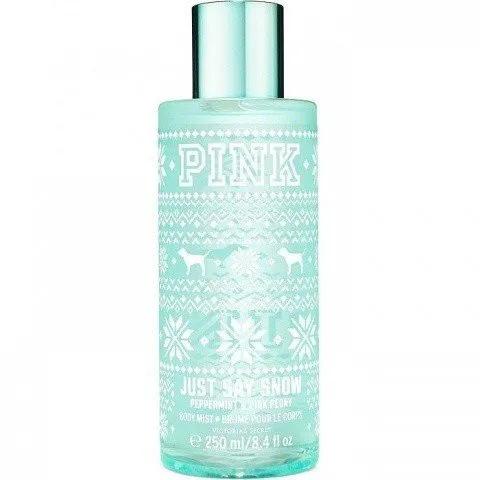 Victoria's Secret Pink - Just say Snow perfume bottle