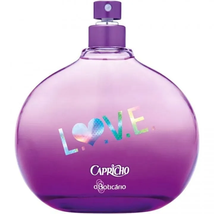 O Boticário Capricho L.O.V.E. perfume bottle