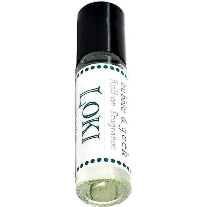 Bubble and Geek Loki perfume bottle