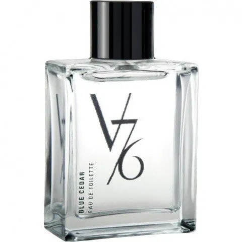 V76 by Vaughn Blue Cedar perfume bottle