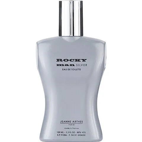 Jeanne Arthes Rocky Man Silver perfume bottle
