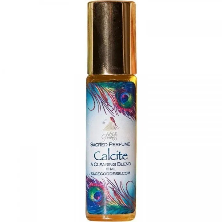 The Sage Goddess Calcite perfume bottle