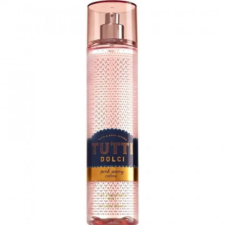 Bath & Body Works Tutti Dolci - Pink Peony Crème perfume bottle