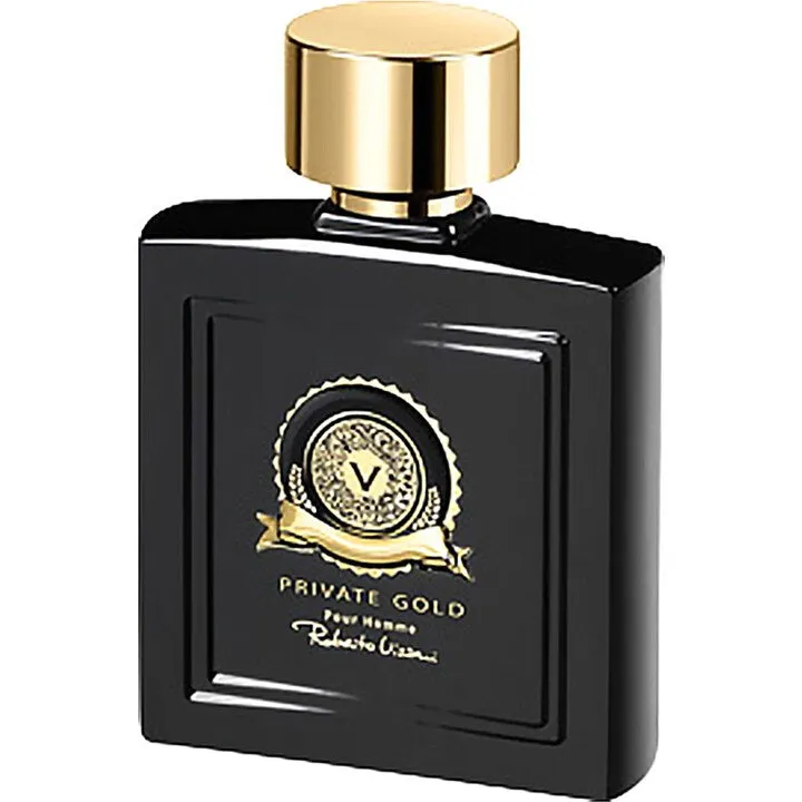 Roberto Vizzari Private Gold perfume bottle