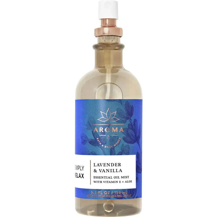 Bath & Body Works Simply Relax - Lavender & Vanilla / Sleep - Lavender Vanilla perfume bottle