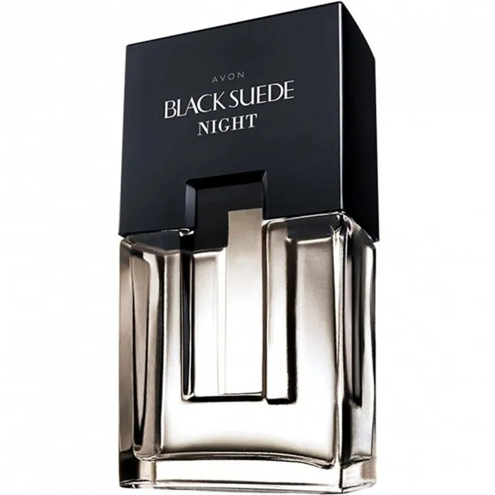 Avon Black Suede Night / Black Essential Night parfüm şişesi