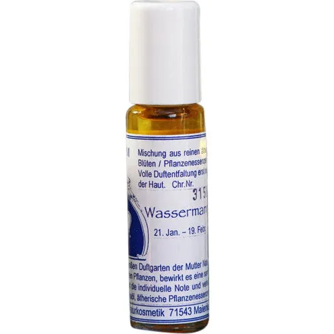 Maienfelser Naturkosmetik Manufaktur Sternzeichenparfüm Wassermann perfume bottle