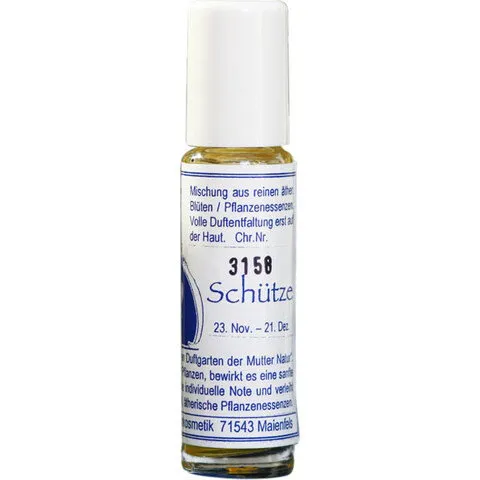 Maienfelser Naturkosmetik Manufaktur Sternzeichenparfüm Schütze perfume bottle